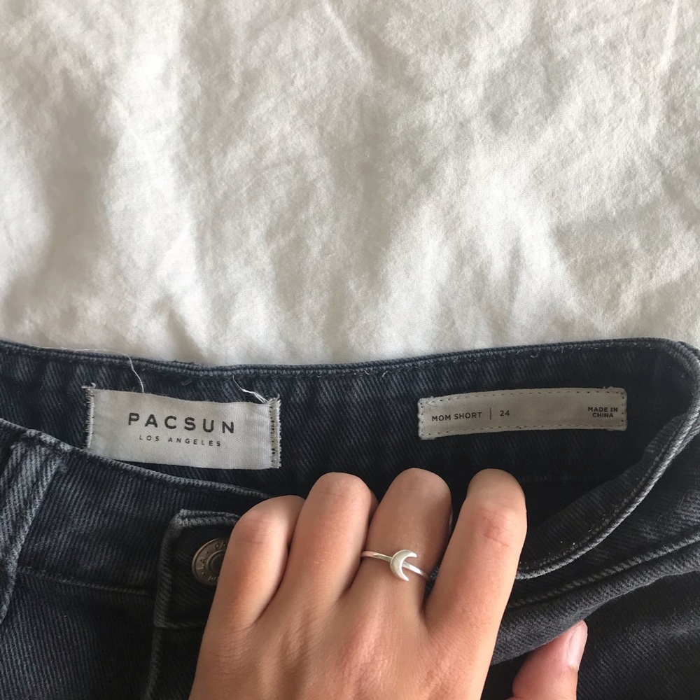 pacsun black mom shorts - Picture 4 of 4